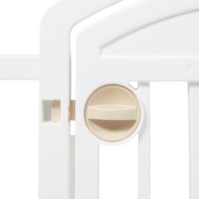 Show full view: Frisco 8-Panel Plastic Exercise Dog Playpen, 34"H, White slide 7 of 11