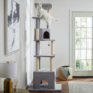 Yaheetech 82.5-in Plush Multi-Level Cat Tree