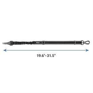 Frisco Adjustable Dog Seatbelt Tether, Reflective Black, Length: 3-ft, Width: 1-in, 1 count