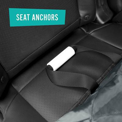 Show full view: Frisco Adjustable Seatbelt Tether, Length 3-ft, Width: 1'', Reflective Black + Quilted Water Resistant Hammock Car Seat Cover, Regular, Gray slide 7 of 9