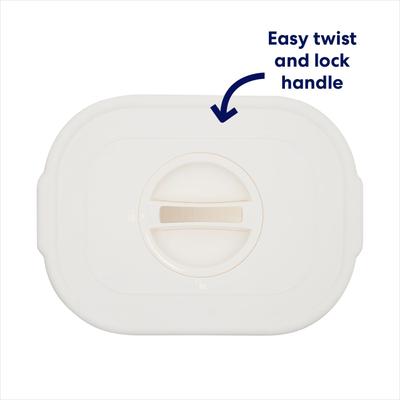 Show full view: Frisco Airtight Collapsible Dog & Cat Food Storage, 30-lb slide 3 of 8