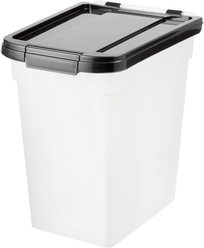 Frisco Airtight Food Storage Container, Clear/Black, 12.75-qt