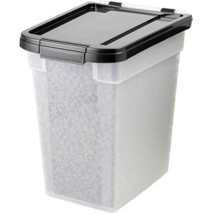 Frisco Airtight Food Storage Container, Clear/Black, 12.75-qt