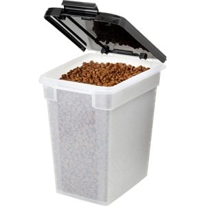 Frisco Airtight Food Storage Container, Clear/Black, 12.75-qt