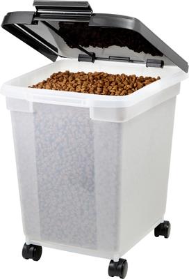 Show full view: Frisco Airtight Food Storage Container, Clear/Black, 32.5-qt slide 4 of 10