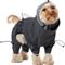Show in main carousel: Frisco All Weather Bonded Dog Suit with Knit Snood, Charcoal, Small slide 1 of 10