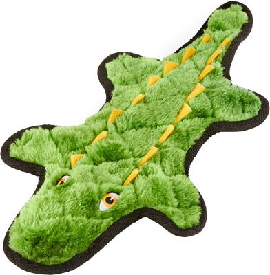 Frisco Alligator Stuffing-Free Flat Plush Squeaky Dog Toy