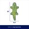 Show in main carousel: Frisco Alligator Stuffing-Free Flat Plush Squeaky Dog Toy, Large slide 2 of 6