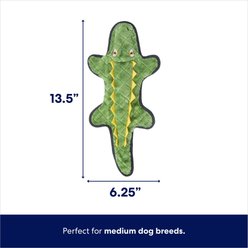 Frisco Alligator Stuffing-Free Flat Plush Squeaky Dog Toy, Medium slide 2 of 4