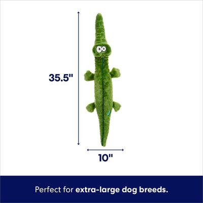 Show full view: Frisco Alligator Wagazoo Plush Squeaky Dog Toy, X-Large slide 2 of 7
