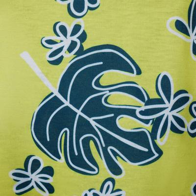 Show full view: Frisco Aloha Palm Leaf Dog & Cat Dress, Green, Medium slide 6 of 10