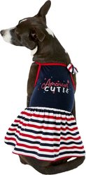 Frisco American Cutie Dog & Cat Sundress, Stripes, Large