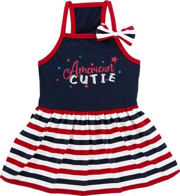 Show full view: Frisco American Cutie Dog & Cat Sundress, Stripes, Large slide 3 of 7