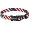 Show in main carousel: Frisco American Flag Polyester Dog Collar, S: 10 to 14-in neck, 5/8-in W slide 1 of 7