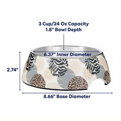 Frisco Animal Design Stainless Steel Dog & Cat Bowl, Medium: 3 cup slide 2 of 7