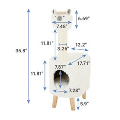 Frisco Animal Series Cat Condo, Llama slide 2 of 5