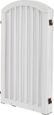 Show full view: Frisco Arch 4-Panel Solid Wood Dog Gate, 36-in, White slide 4 of 6