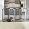 Show in main carousel: Frisco Arch Small Wood Dog Gate, Gray, 30-in slide 1 of 7