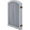 Show in main carousel: Frisco Arch Small Wood Dog Gate, Gray, 30-in slide 4 of 7