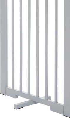 Show full view: Frisco Arch Small Wood Dog Gate, Gray, 30-in slide 5 of 7