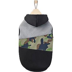 Frisco Army Camo Dog & Cat Hoodie, X-Large