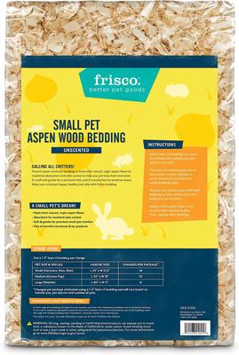 Show full view: Frisco Aspen Wood Small Pet Bedding, 141-L, bundle of 2 slide 2 of 7