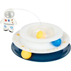 Frisco Astronaut in Space Wobble & Spin Cat Tracks Cat Toy with Catnip