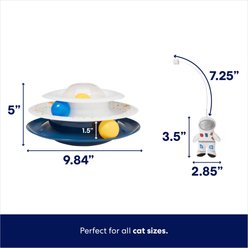 Frisco Astronaut in Space Wobble & Spin Cat Tracks Cat Toy with Catnip slide 2 of 4