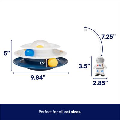 Show full view: Frisco Astronaut in Space Wobble & Spin Cat Tracks Cat Toy with Catnip slide 2 of 5