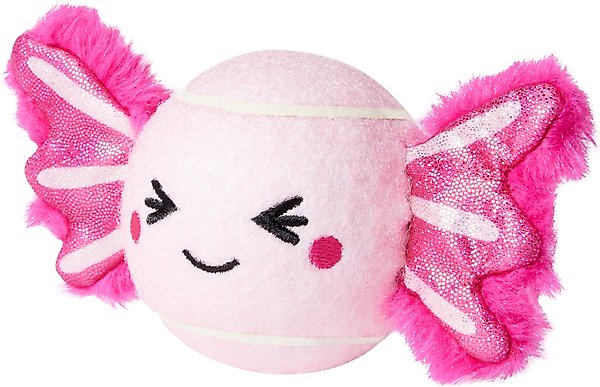 Show full view: Frisco Fetch Squeaky Tennis Ball Dog Toy, Medium, Axolotl slide 1 of 6