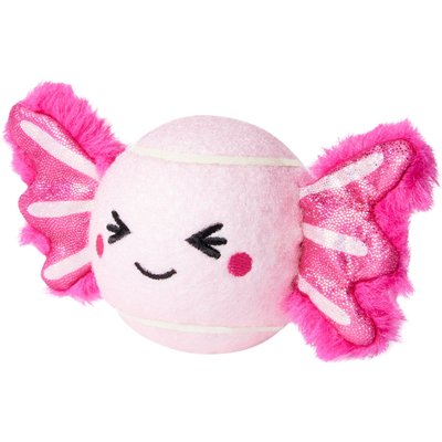 Frisco Frisco Fetch Squeaky Tennis Ball Dog Toy, Medium, Axolotl