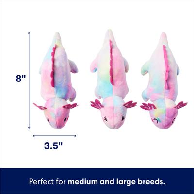 Show full view: Frisco Axolotl Hide & Seek Puzzle Plush Squeaky Dog Toy, Medium/Large slide 3 of 7