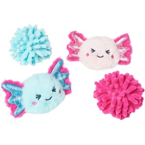 Frisco Axolotl Variety Pack Cat Toy with Catnip, 4 count