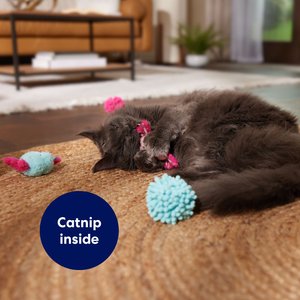 Frisco Axolotl Variety Pack Cat Toy with Catnip, 4 count