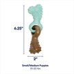 Show in main carousel: Frisco Bacon Flavored Interlocking Bone Nylon & TPR Dental Teether Chew Puppy Toy for Moderate Chewers, Small slide 2 of 10