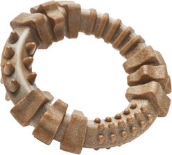 Frisco Bacon Flavored Ring Nylon Chew Dog Toy for Heavy Chewers, Large/X-Large