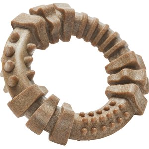 Frisco Bacon Flavored Ring Nylon Chew Dog Toy for Heavy Chewers, Small/Medium