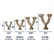 Show in main carousel: Frisco Bacon Flavored Wishbone Nylon Chew Dog Toy for Heavy Chewers, Large slide 2 of 10