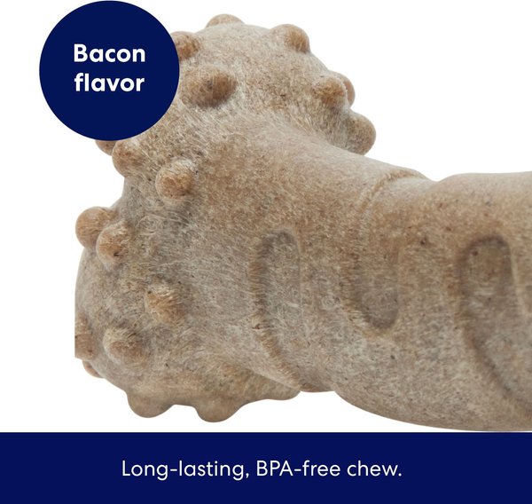 Show full view: Frisco Bacon Flavored Wishbone Nylon Chew Dog Toy for Heavy Chewers, Large slide 3 of 10