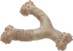 Frisco Bacon Flavored Wishbone Nylon Chew Dog Toy for Heavy Chewers, Medium