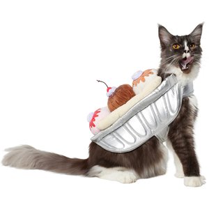 Frisco Banana Split Dessert Dog & Cat Costume, Medium