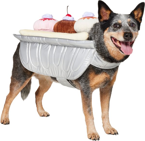 Show full view: Frisco Banana Split Dessert Dog & Cat Costume, X-Large slide 1 of 10