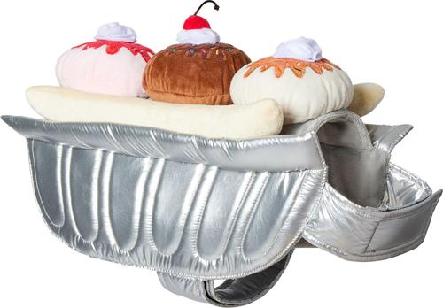 Show full view: Frisco Banana Split Dessert Dog & Cat Costume, X-Large slide 3 of 10