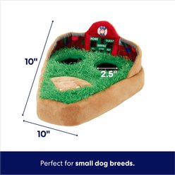 Frisco Baseball Hide & Seek Puzzle Plush Squeaky Dog Toy, Small slide 2 of 7