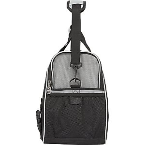 Frisco Basic Dog & Cat Carrier Bag, Black, Gray Trim, Small/Medium