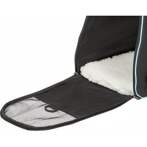 Frisco Basic Dog & Cat Carrier Bag, Black, Teal Trim, Medium/Large