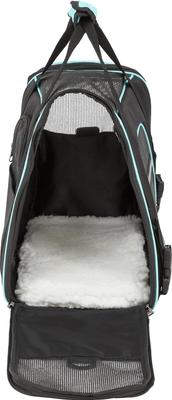 Show full view: Frisco Basic Dog & Cat Carrier Bag, Black, Teal Trim, Small/Medium slide 5 of 10
