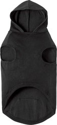 Frisco Basic Dog & Cat Hoodie, Black, Medium slide 1 of 7