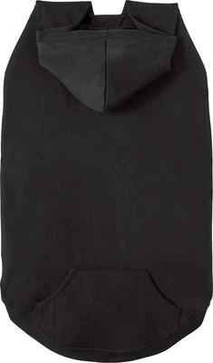 Show full view: Frisco Basic Dog & Cat Hoodie, Black, Small slide 4 of 10