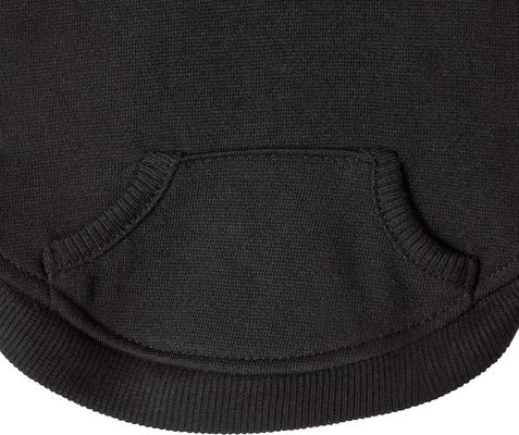 Show full view: Frisco Basic Dog & Cat Hoodie, Black, X-Small slide 6 of 10